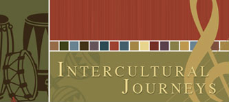 Drums and music notes on colorful background